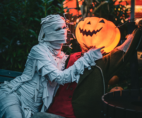 Halloween i Tivoli Friheden