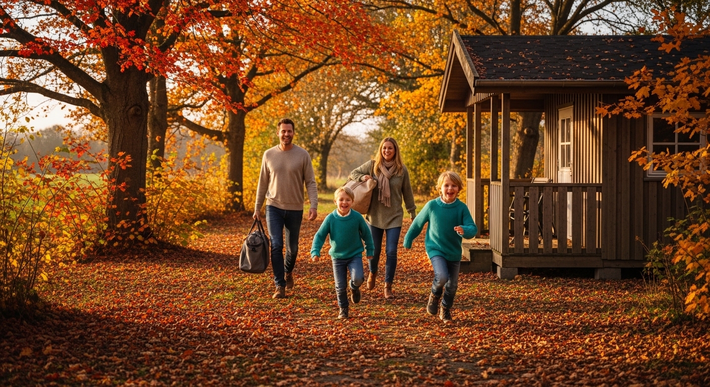 let et sommerhus efterårsferie familie