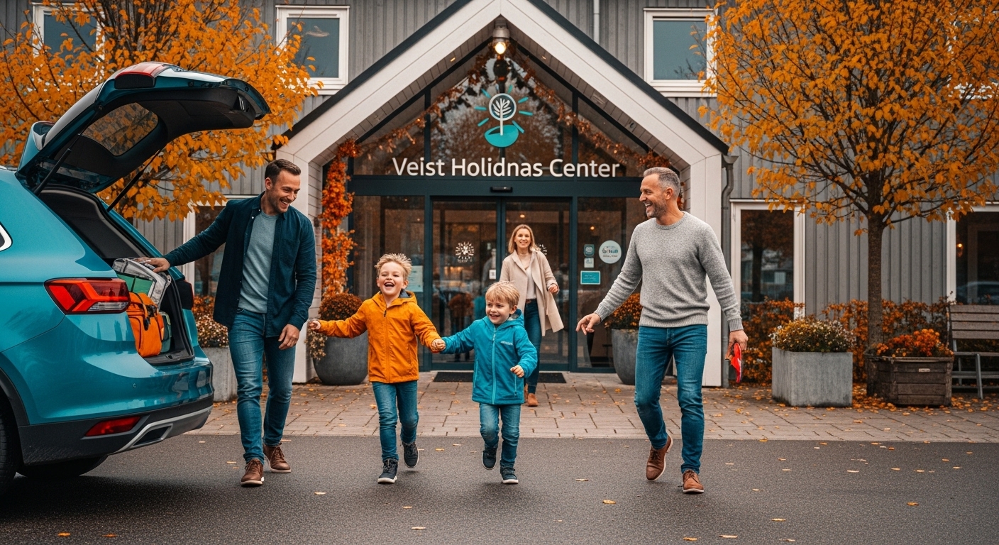 efterårsferie, feriecenter, familie