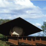 The landscape sculpture in Tørskind Gravel Pit