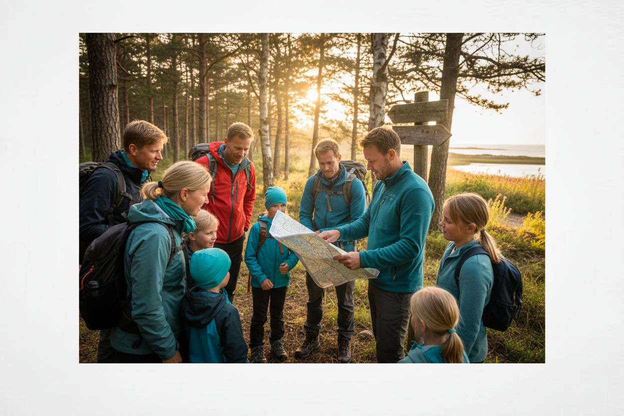 vandreturs-guide danmark, hiking, map