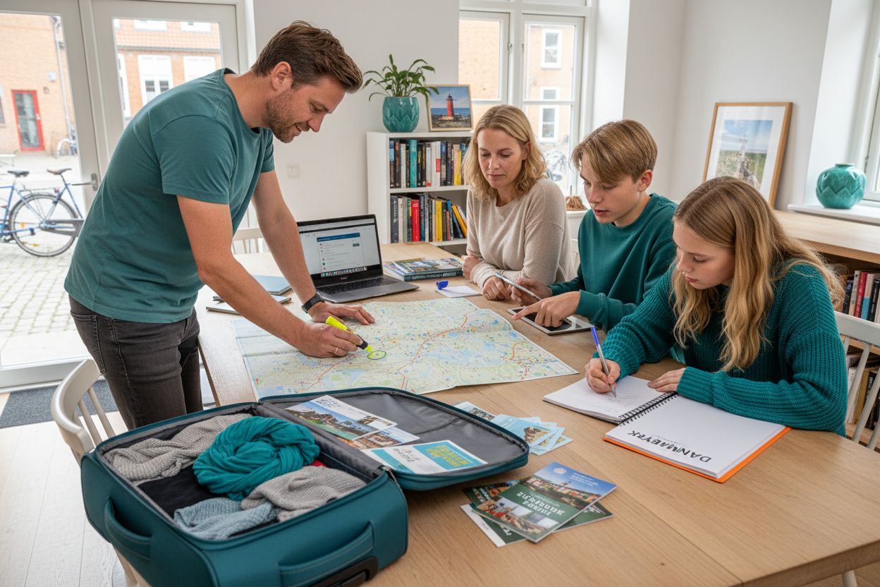 ferieplanlægning danmark trin