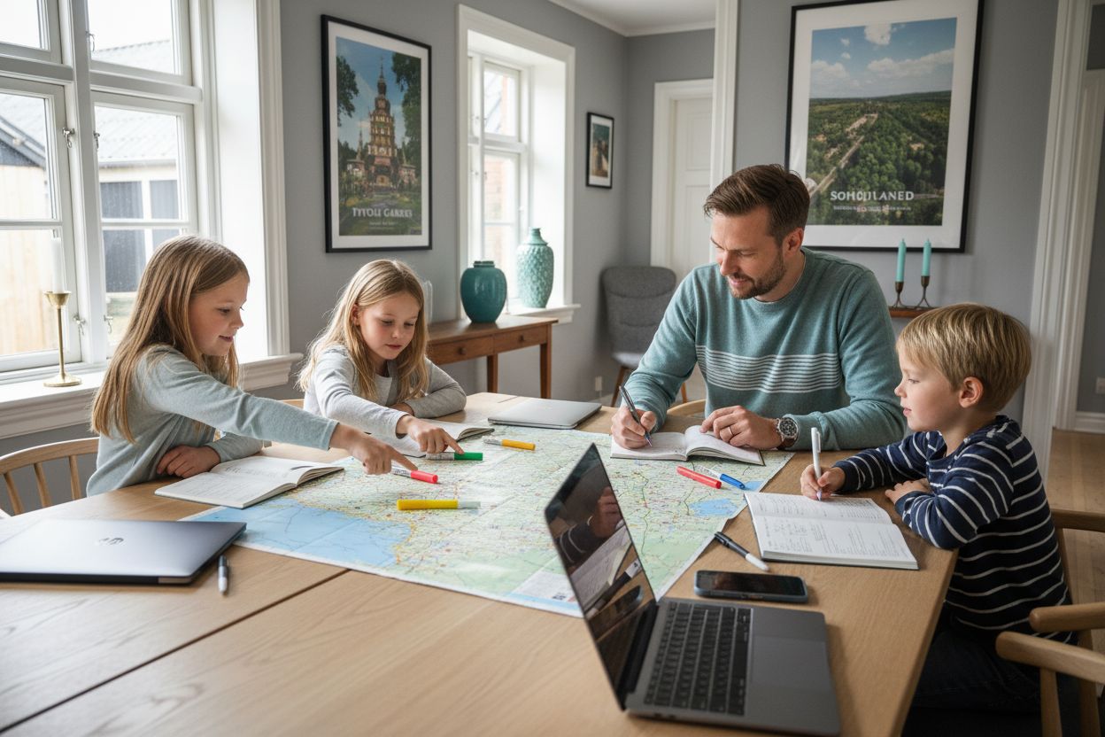 familie danmarksrejse planlægning