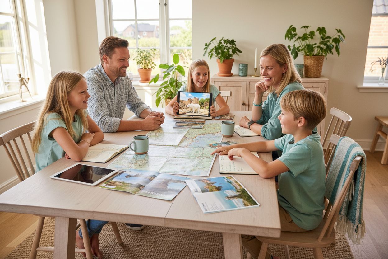 familie planlægning ferie