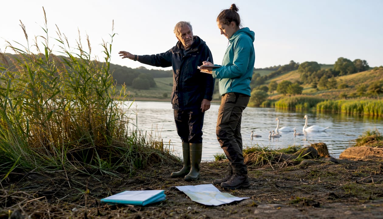 Practical fieldwork on the importance of wetlands for the climate and the ecosystem services they provide