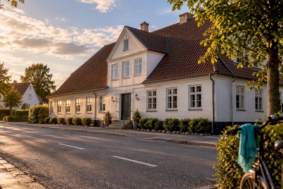 Das frühere Benløse Kro bei Ringsted