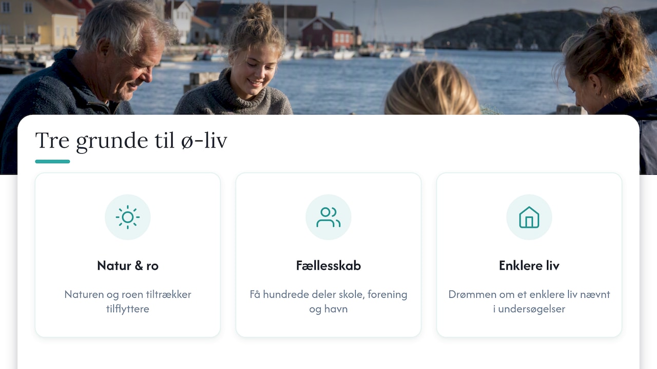 Tre gode grunde til at vælge livet på en ø